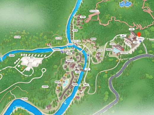 西乡结合景区手绘地图智慧导览和720全景技术，可以让景区更加“动”起来，为游客提供更加身临其境的导览体验。